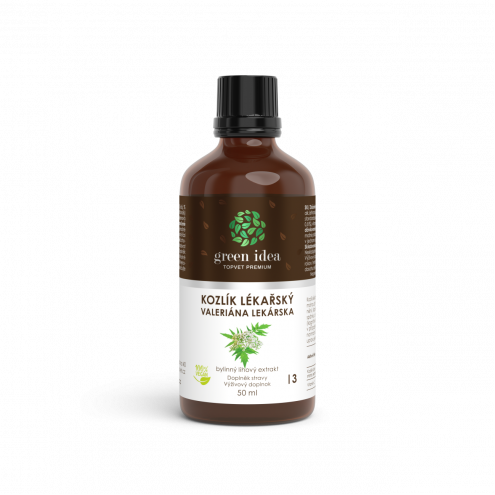 Green Idea (Topvet) Kozlík Lékařský Baldriánské kapky 50 ml